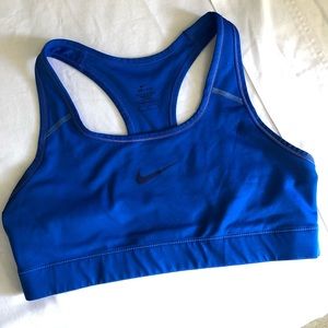 NIKE DRI-FIT Blue Racer Back Sports Bra